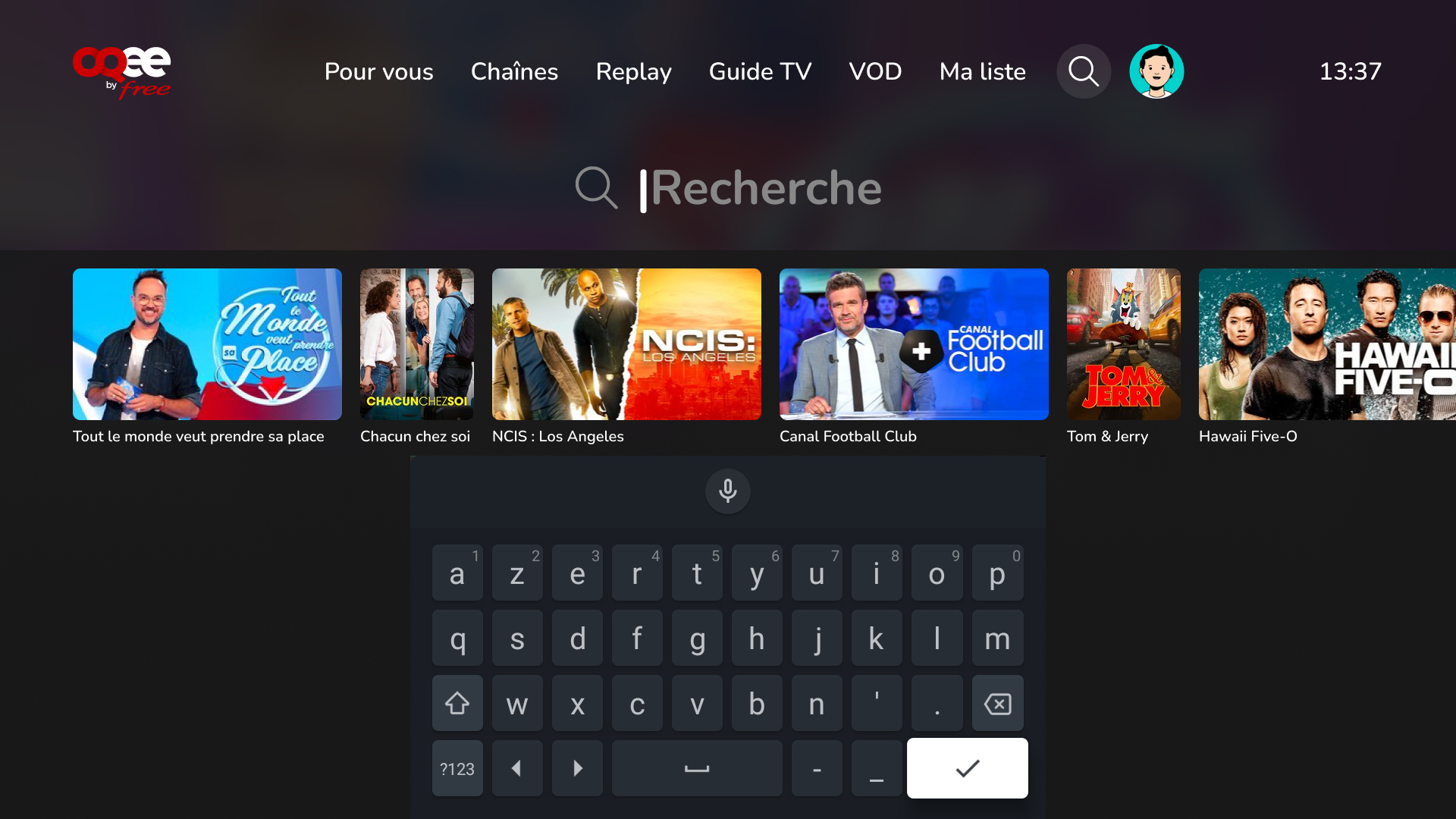 Recherche OQEE by Free