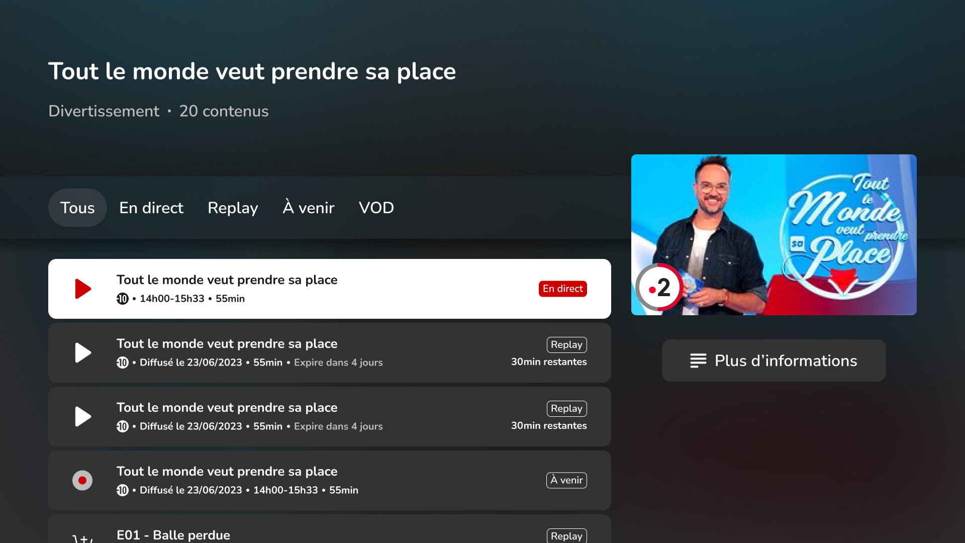 Recherche OQEE by Free